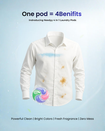 4in1 Laundry Pod- 8X cleaning power