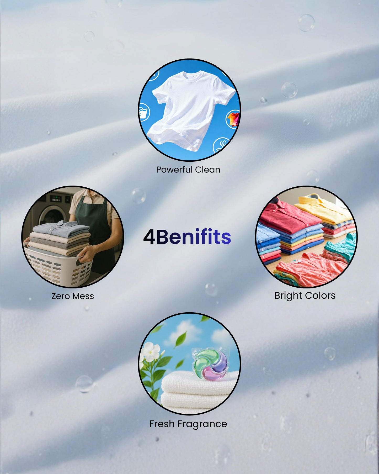 4in1 Laundry Pod- 8X cleaning power