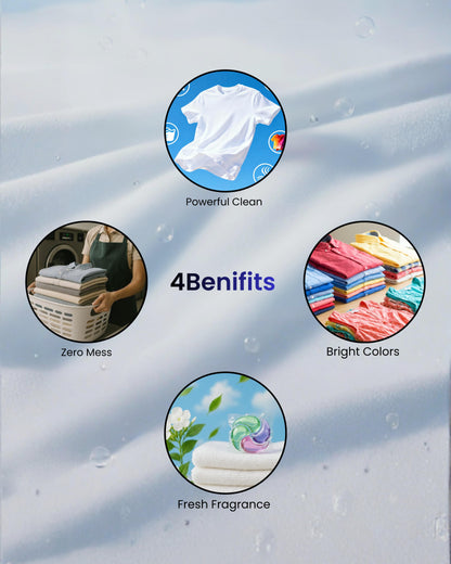 4in1 Laundry Pod- 8X cleaning power